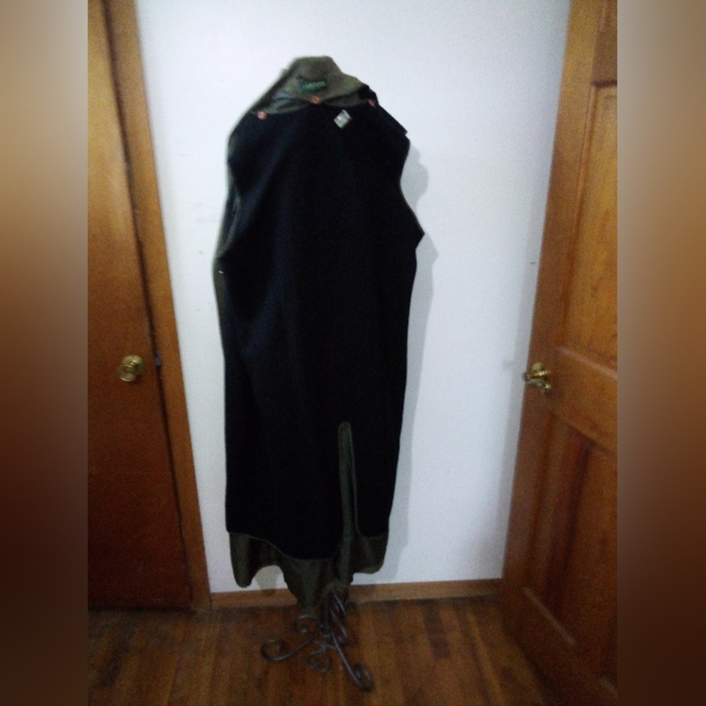 Harve Bernard rain trench coat size large 14 - Picture 7 of 8